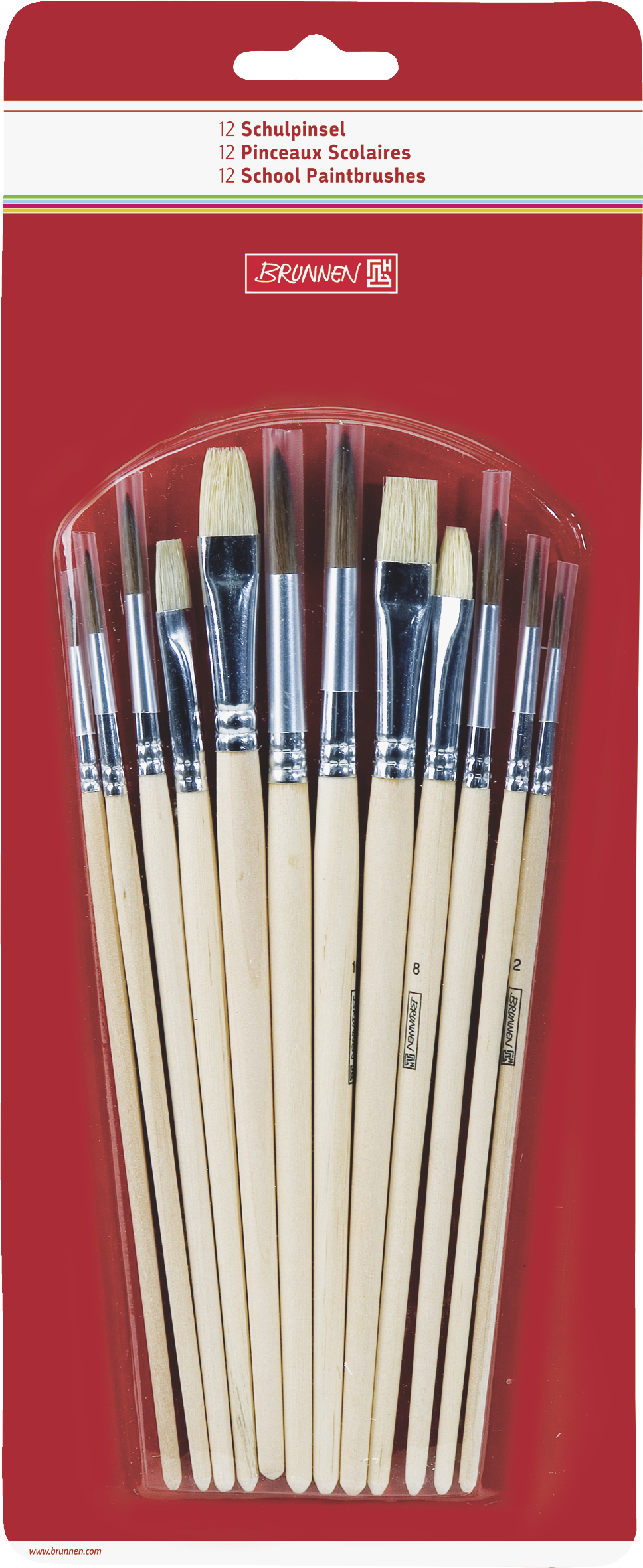 Pinceaux pour l'école Set